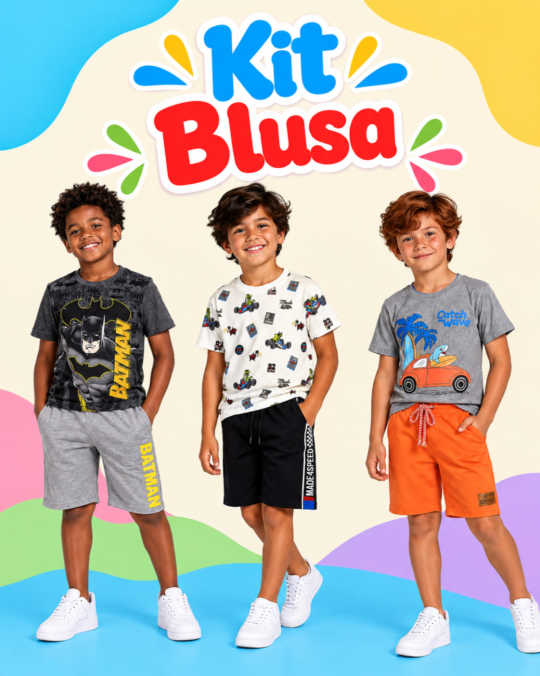 Kit Blusa Menino