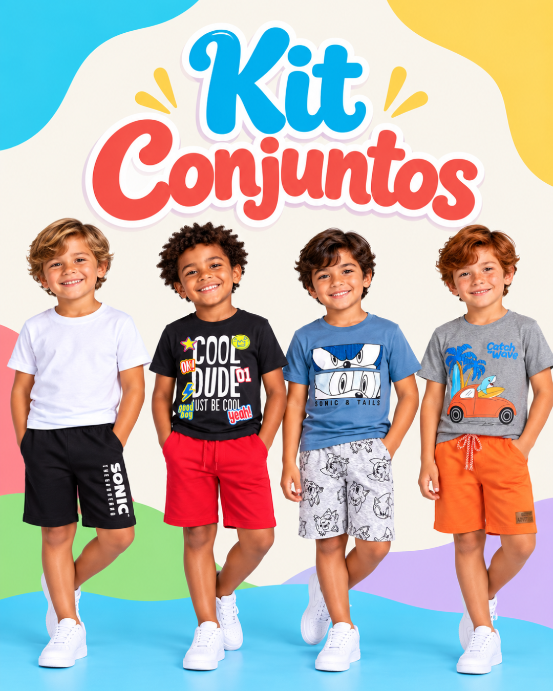 Kit Conjunto Menino